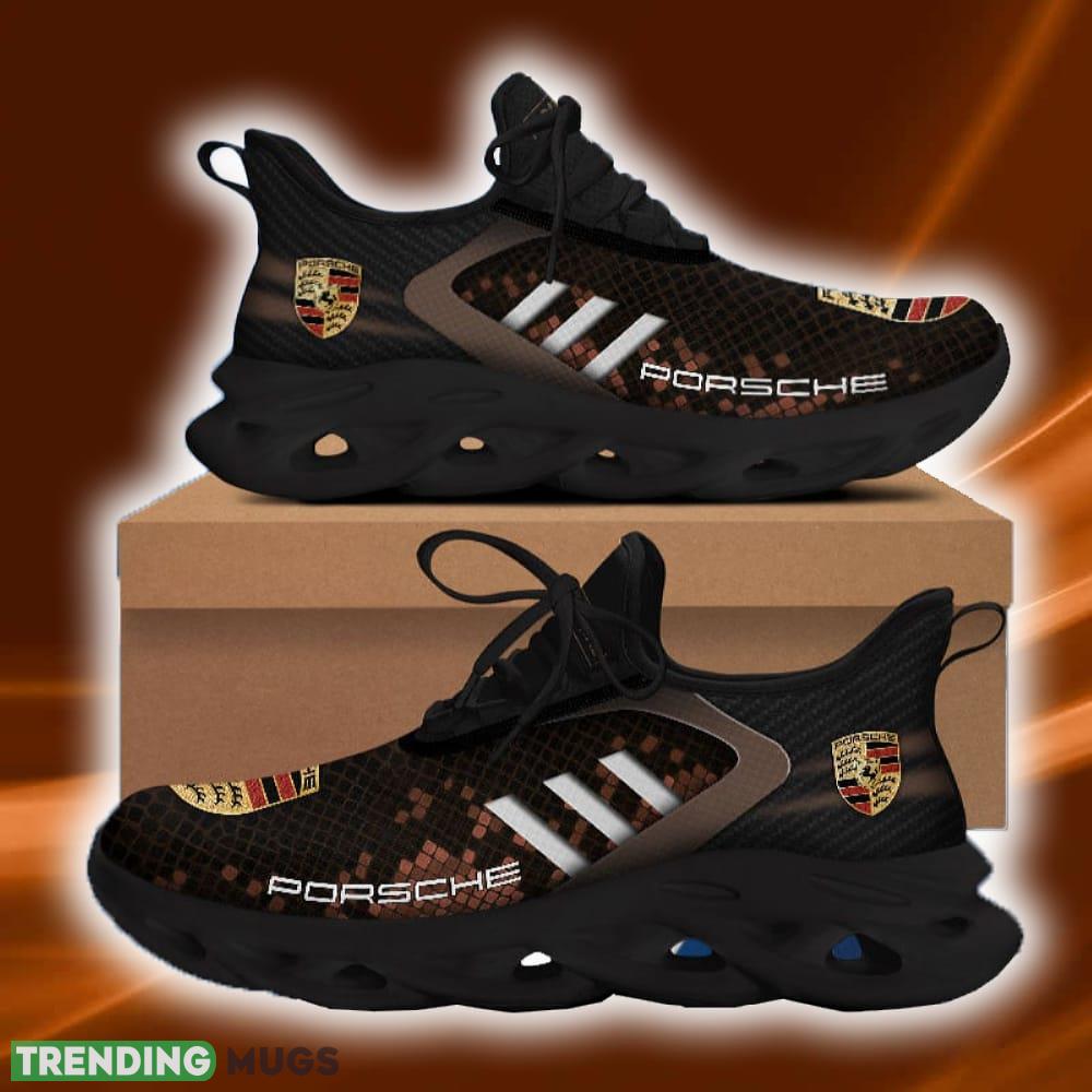Porsche Custom Name Chunky Shoes Logo Car Gift Max Soul Sneakers Brown For Fans Max Soul Porsche Custom Name Chunky Shoes Logo Car Gift Max Soul Sneakers Brown For Fans Max Soul