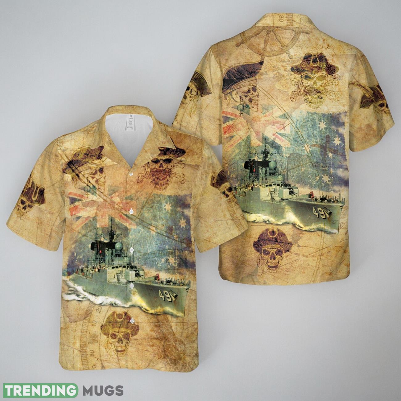 Royal Australian Navy HMAS Derwent (DE 49) Hawaiian Shirt Product Photo 1 Royal Australian Navy HMAS Derwent (DE 49) Hawaiian Shirt Product Photo 1