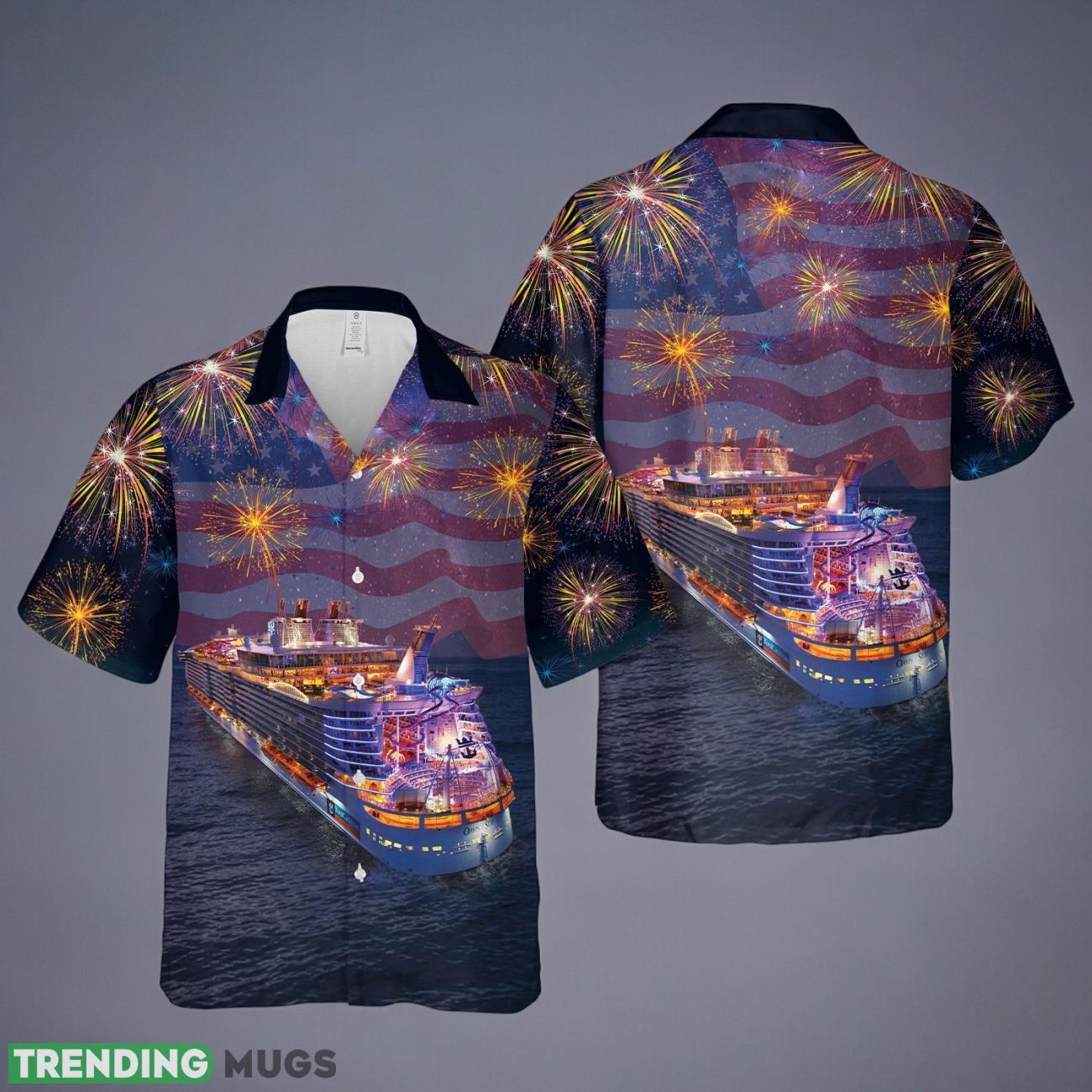 Royal Caribbean International Oasis Of The Seas, 4th Of July Hawaiian Shirt Product Photo 1 Royal Caribbean International Oasis Of The Seas, 4th Of July Hawaiian Shirt Product Photo 1
