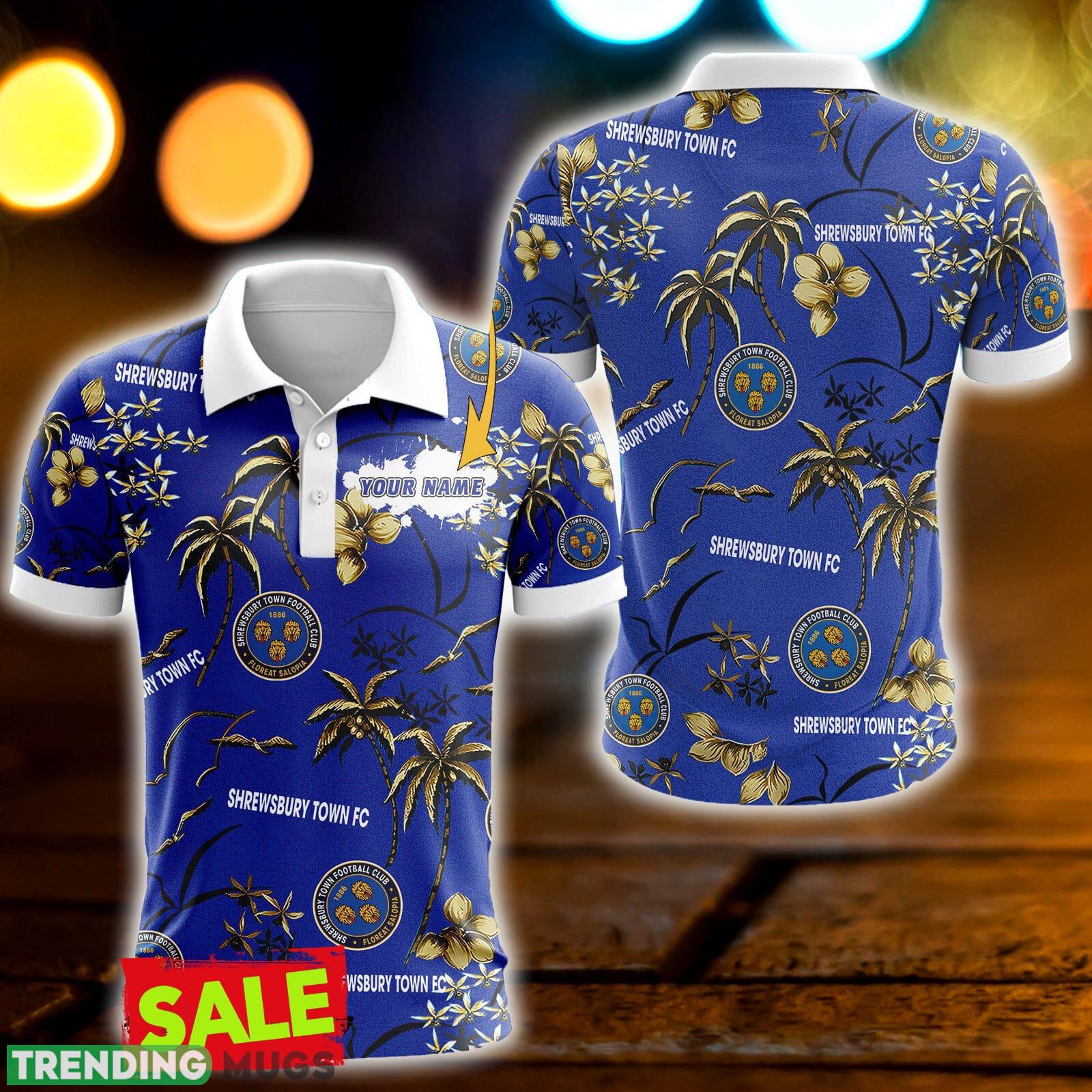 Shrewsbury Town Custom Name 3D Polo Shirt For Fans Gift - Shrewsbury Town Custom Name 3D Polo Shirt For Fans Gift Shrewsbury Town Custom Name 3D Polo Shirt For Fans Gift - Shrewsbury Town Custom Name 3D Polo Shirt For Fans Gift