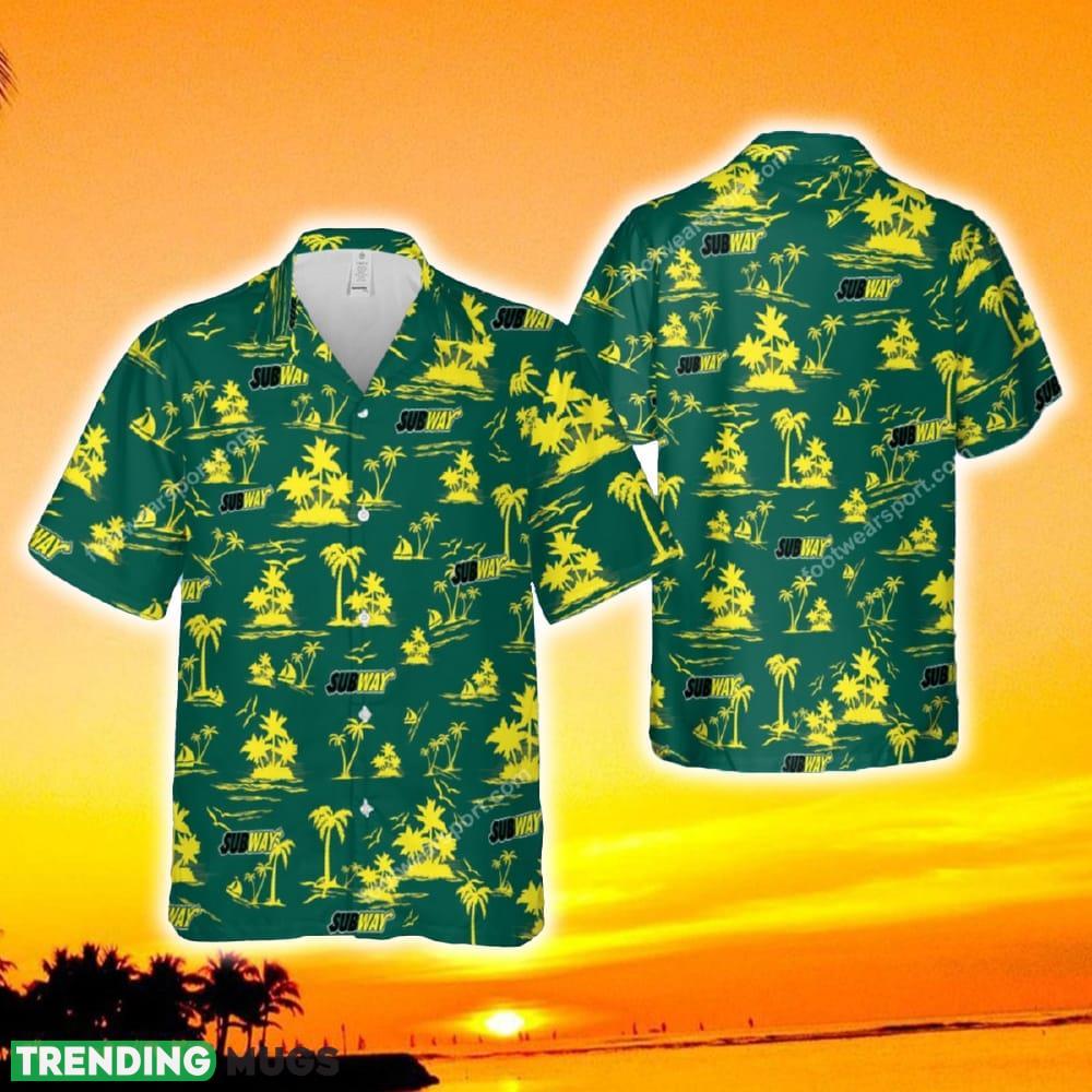 Subway Seashell Logo AOP Hawaiian Shirt For Summer - Subway Seashell Logo AOP Hawaiian Shirt For Summer Subway Seashell Logo AOP Hawaiian Shirt For Summer - Subway Seashell Logo AOP Hawaiian Shirt For Summer