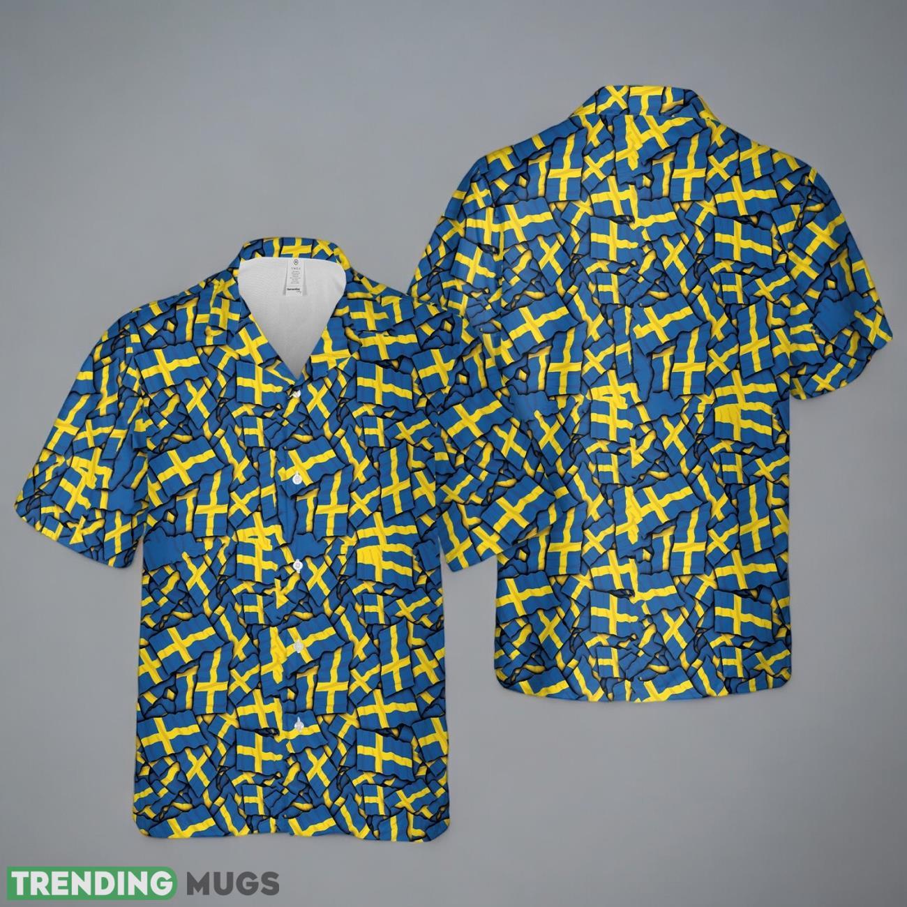 Sweden Special Flag Hawaiian Shirt Product Photo 1