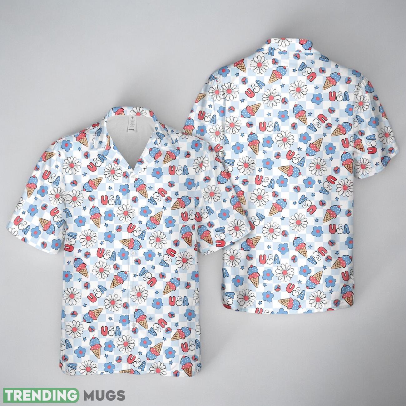 Trendy Fourth Of July 1 Hawaiian Shirt Product Photo 1