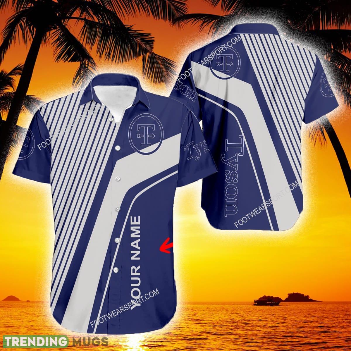 Tyson Foods Custom Name Exotic Brand New 3D Hawaiian Shirt Gift For Fans - Tyson Foods Custom Name Exotic Brand New 3D Hawaiian Shirt Gift For Fans