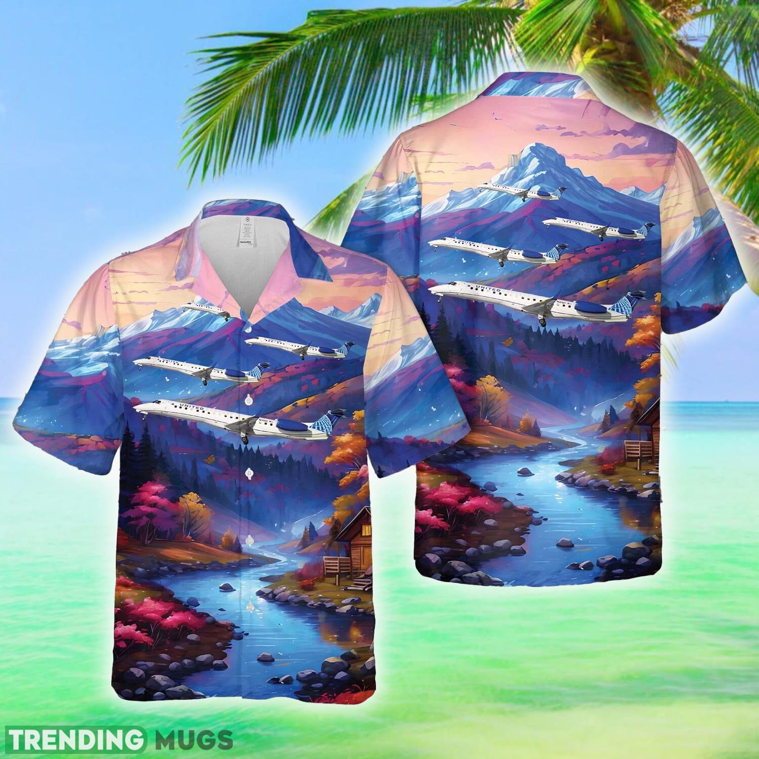 United Express (Commutair) Embraer ERJ45XR Hawaiian Shirt - United Express (Commutair) Embraer ERJ45XR Hawaiian Shirt United Express (Commutair) Embraer ERJ45XR Hawaiian Shirt - United Express (Commutair) Embraer ERJ45XR Hawaiian Shirt