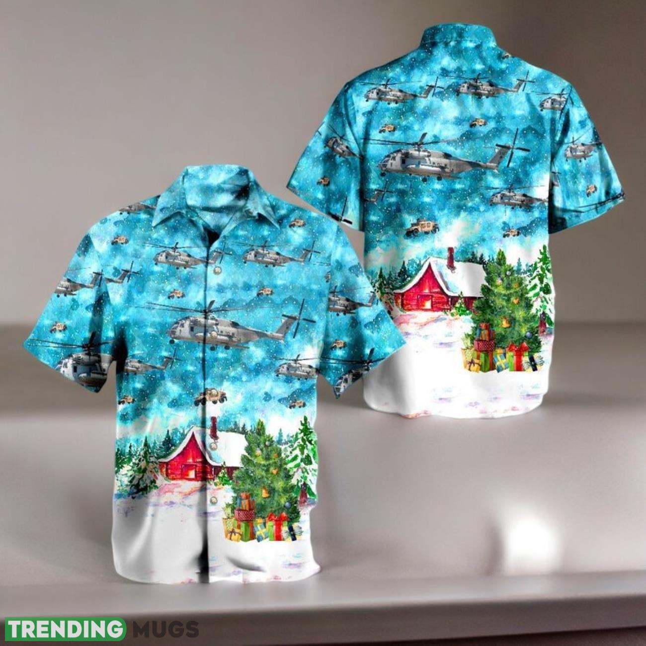 U.S. Marine Corps Sikorsky CH-53E Super Stallion Lifting Humvee Christmas Hawaiian Shirt Product Photo 1 U.S. Marine Corps Sikorsky CH-53E Super Stallion Lifting Humvee Christmas Hawaiian Shirt Product Photo 1