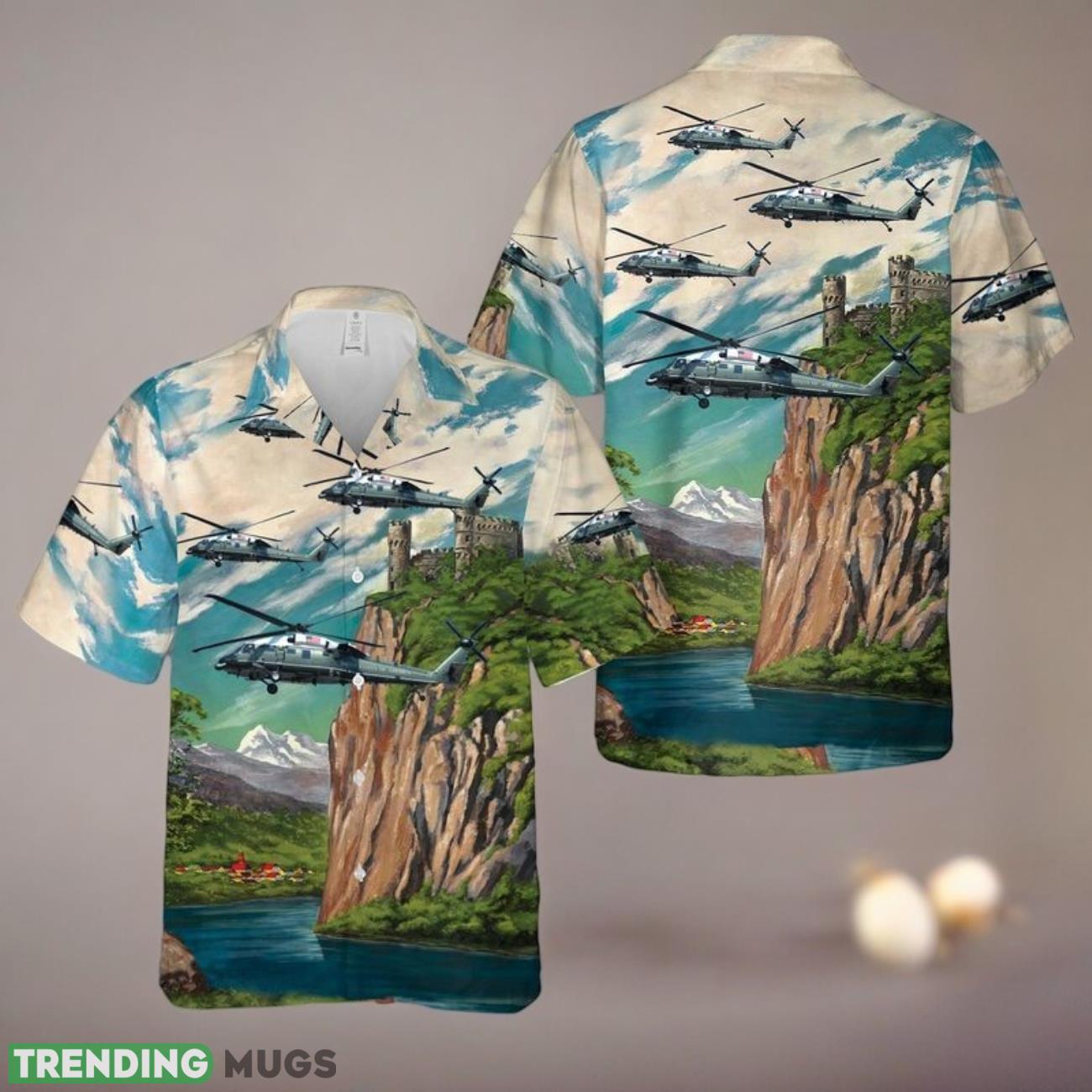 U.S. Marine Corps Sikorsky VH-60N White Hawk Hawaiian Shirt Product Photo 1 U.S. Marine Corps Sikorsky VH-60N White Hawk Hawaiian Shirt Product Photo 1