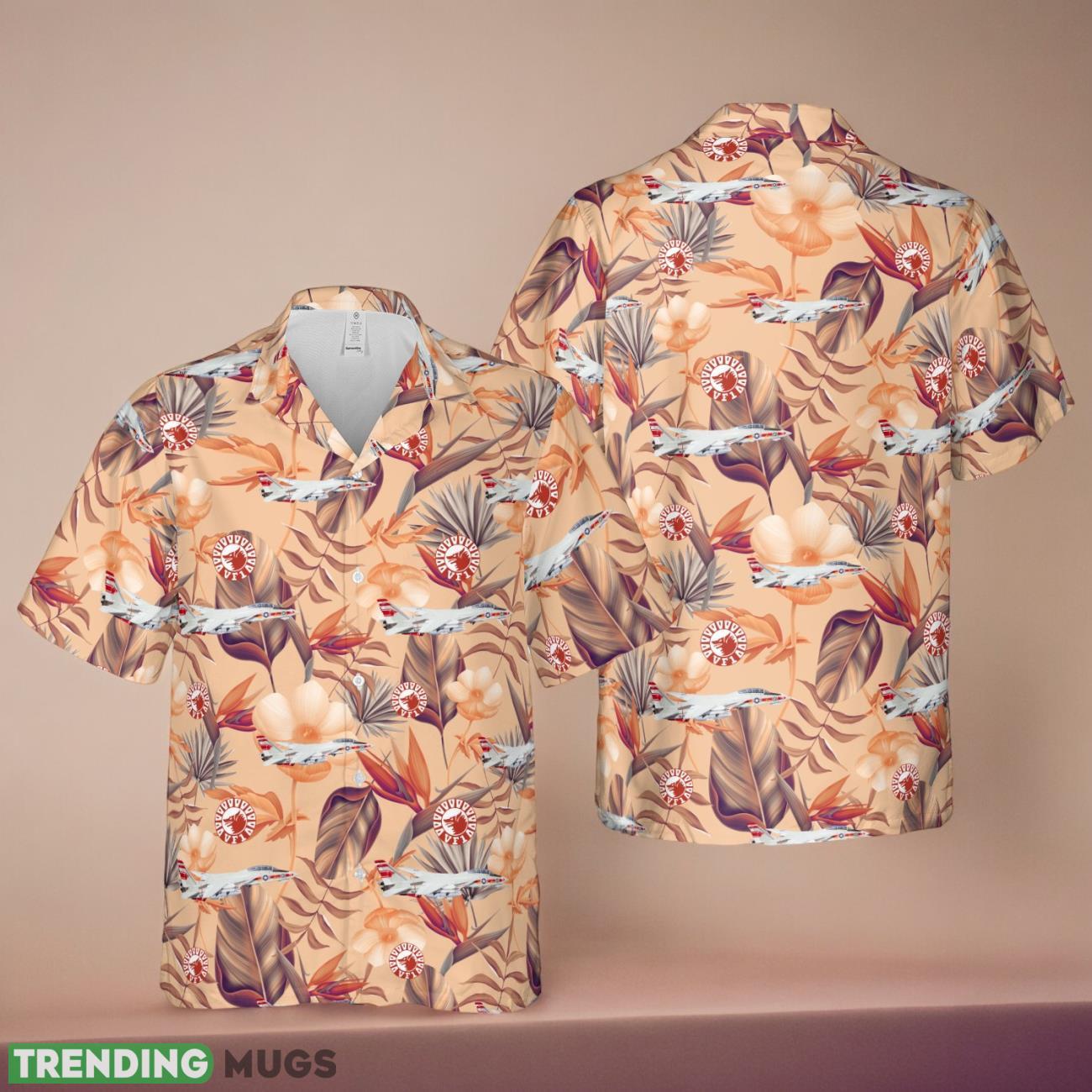US Navy F-14A Tomcat Fighter Squadron 1 (VF-1) Wolfpack Hawaiian Shirt Product Photo 1 US Navy F-14A Tomcat Fighter Squadron 1 (VF-1) Wolfpack Hawaiian Shirt Product Photo 1