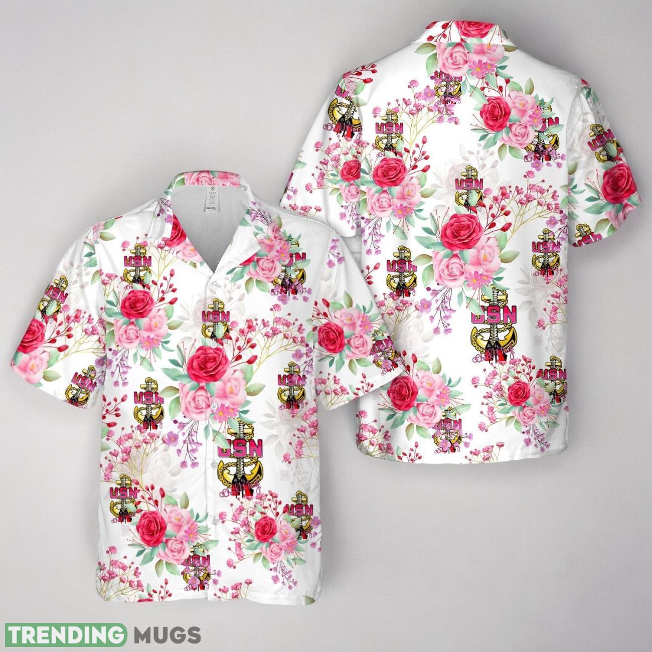 US Navy Female Chick Chief CPO Pink 1 Hawaiian Shirt Product Photo 1 US Navy Female Chick Chief CPO Pink 1 Hawaiian Shirt Product Photo 1