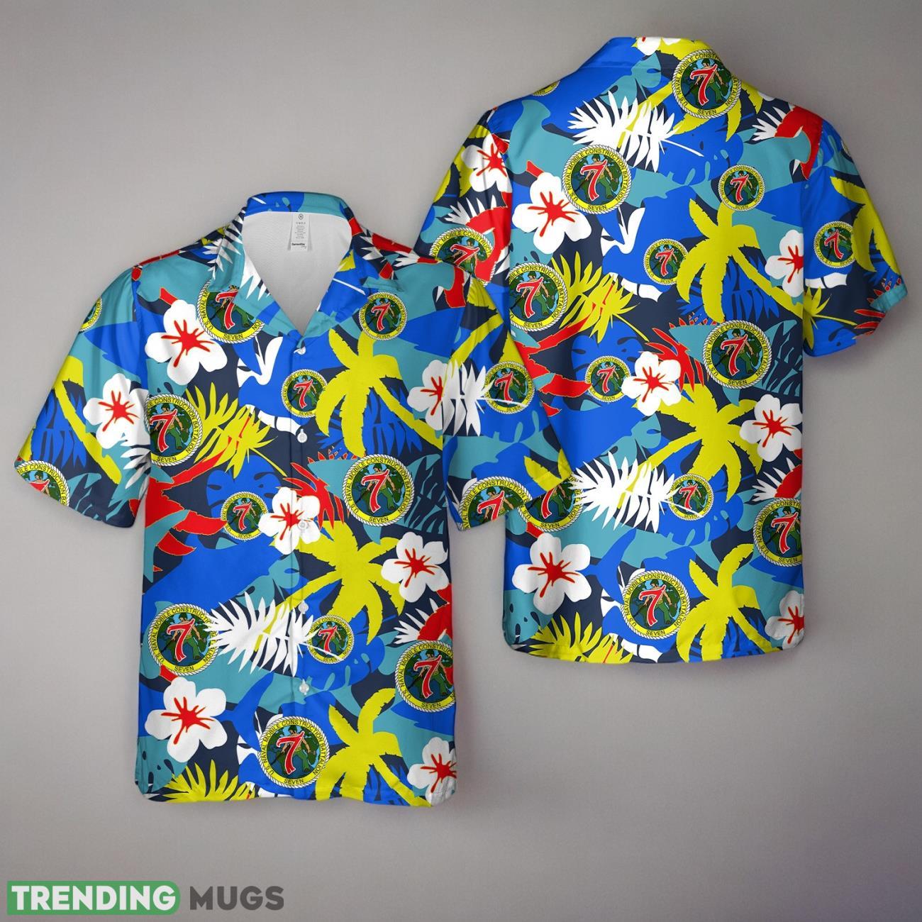 US Navy Naval Mobile Construction Battalion SEVEN Hawaiian Shirt Product Photo 1 US Navy Naval Mobile Construction Battalion SEVEN Hawaiian Shirt Product Photo 1