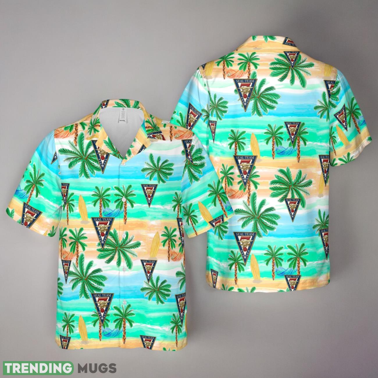US Navy SEAL Team 7 - Naval Special Warfare Command (NSWC) Hawaiian Shirt Product Photo 1 US Navy SEAL Team 7 - Naval Special Warfare Command (NSWC) Hawaiian Shirt Product Photo 1