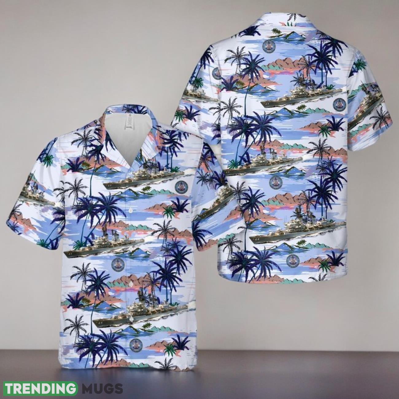 US Navy USS William V. Pratt (DDG-44) Hawaiian Shirt Product Photo 1