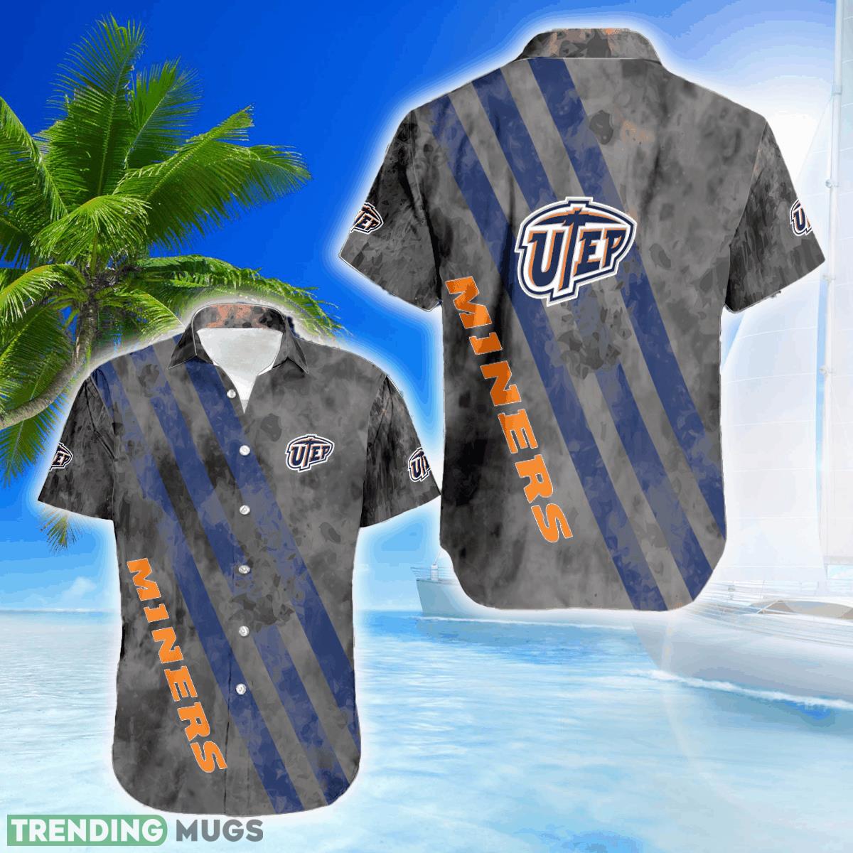 UTEP Miners Hawaiian Shirt Style New Stripes Gift For Fans Summer - UTEP Miners Hawaiian Shirt Style New Stripes Gift For Fans Summer