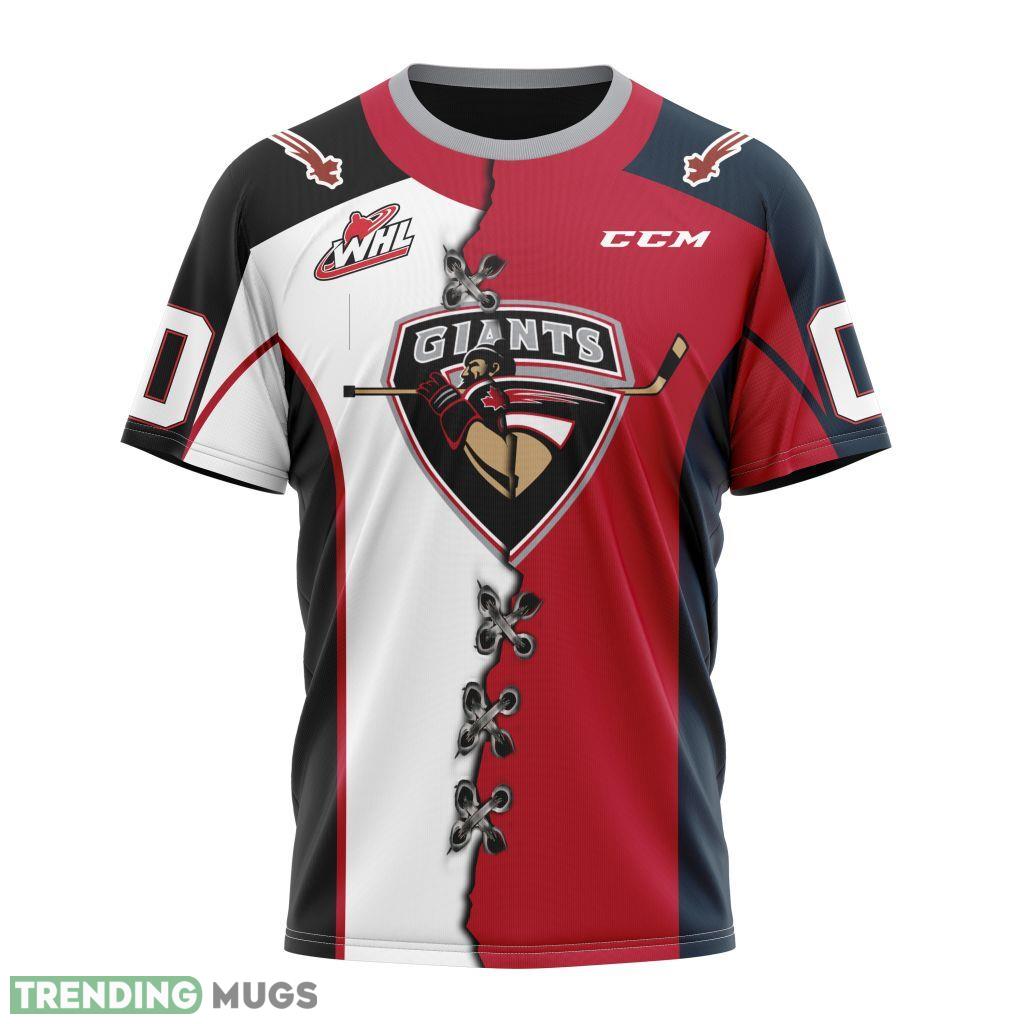 Vancouver Giants Western Hockey League WHL Mix Home And Away Jersey 3D Hoodie, AOP Custom Number And Name 3D All Over Print Vancouver Giants Western Hockey League WHL Mix Home And Away Jersey 3D Hoodie, AOP Custom Number And Name 3D All Over Print