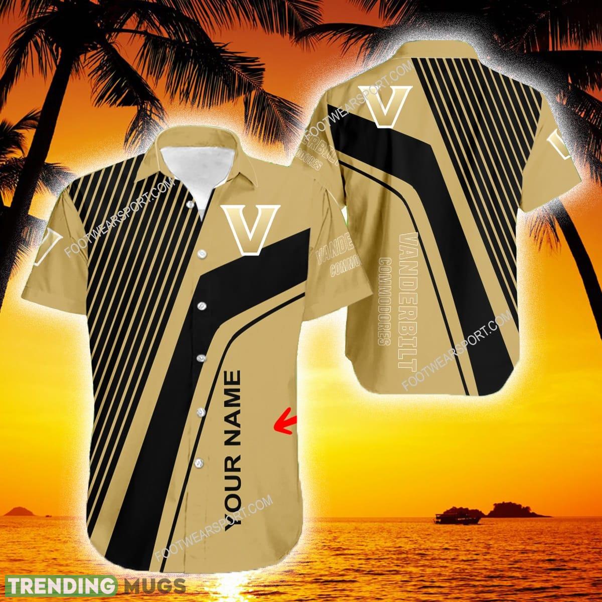 Vanderbilt Commodores New Trending Plus Size Logo All Over Print Hawaiian Shirt For Summer - Vanderbilt Commodores New Trending Plus Size Logo All Over Print Hawaiian Shirt For Summer Vanderbilt Commodores New Trending Plus Size Logo All Over Print Hawaiian Shirt For Summer - Vanderbilt Commodores New Trending Plus Size Logo All Over Print Hawaiian Shirt For Summer