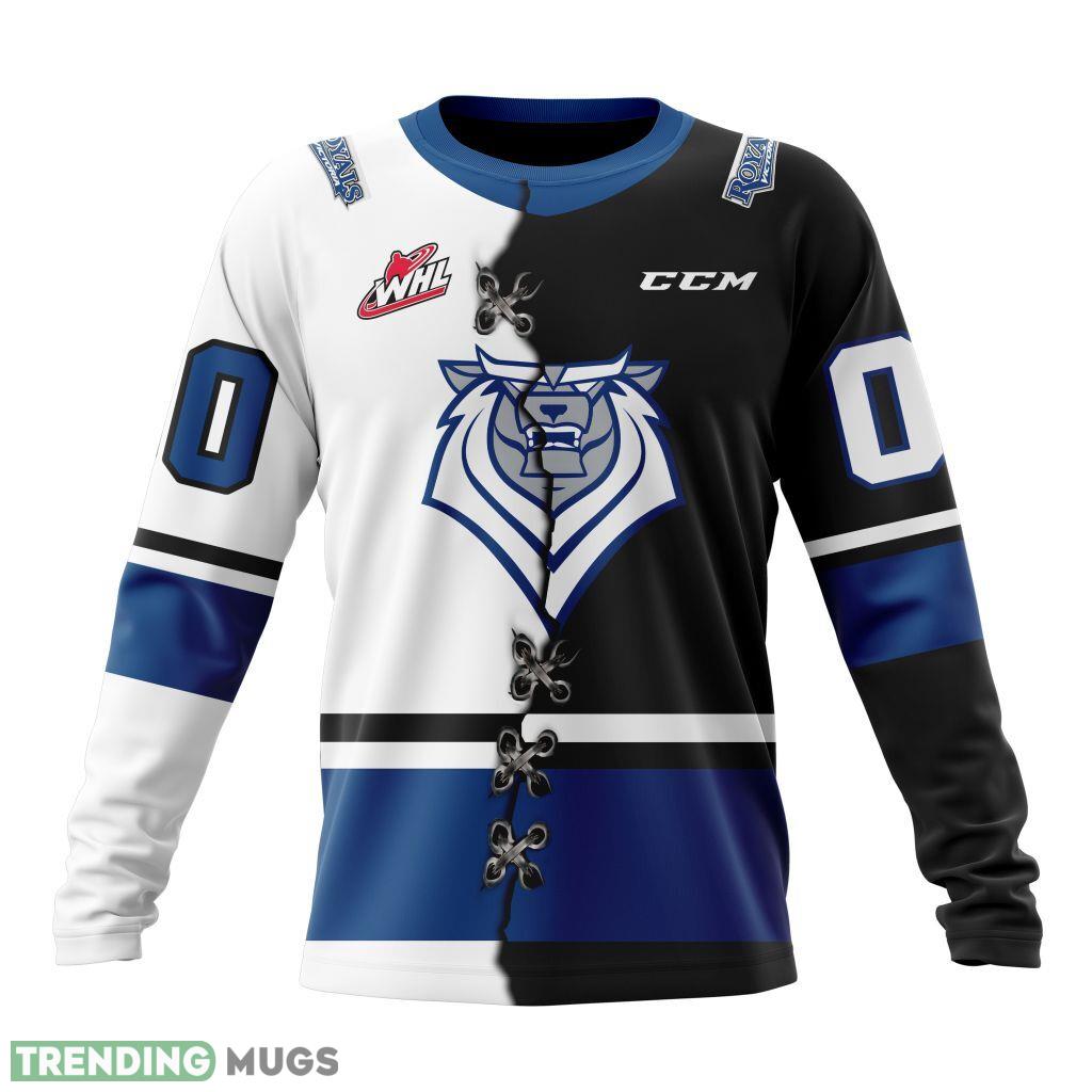 Victoria Royals Western Hockey League WHL Mix Home And Away Jersey 3D Hoodie, AOP Custom Number And Name 3D All Over Print Victoria Royals Western Hockey League WHL Mix Home And Away Jersey 3D Hoodie, AOP Custom Number And Name 3D All Over Print