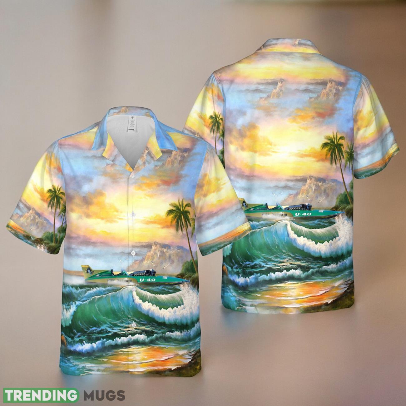 Vintage Hydroplane Miss Bardahl U-40 Thunderboat Racing Hawaiian Shirt Product Photo 1 Vintage Hydroplane Miss Bardahl U-40 Thunderboat Racing Hawaiian Shirt Product Photo 1