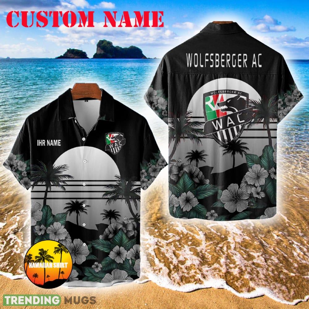 Wolfsberger AC Vacation All Over Print Hawaiian Shirt And Short Custom Name For Summer - Wolfsberger AC Hawaiian Shirt And Shorts Flower Personalized_1