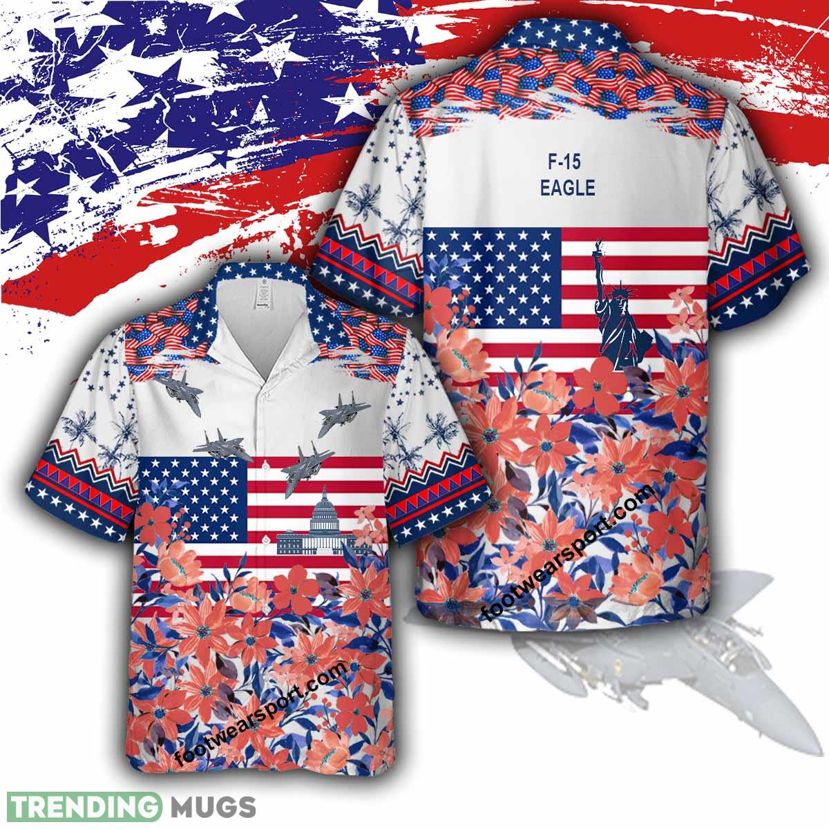 Aircraft F 15 Eagle F15 Capitol, Liberty Independece Day Hawaiian Shirt For Summer Hawaiian Shirt Aircraft F 15 Eagle F15 Capitol, Liberty Independece Day Hawaiian Shirt For Summer Hawaiian Shirt