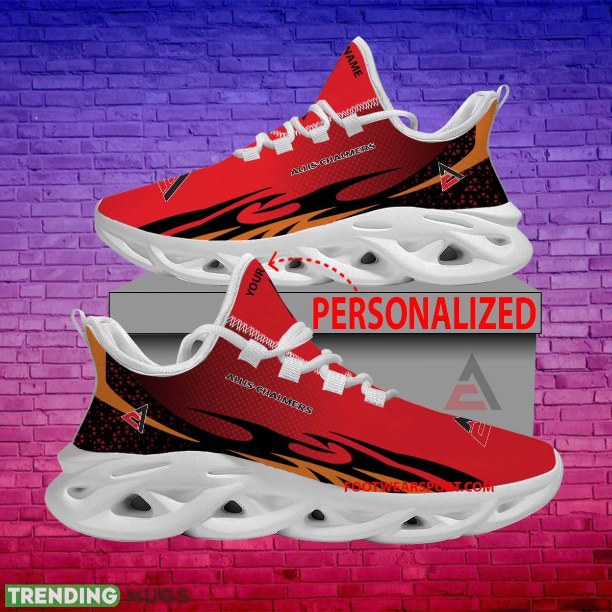 Allis Chalmers Tractor Max Soul Shoes Pattern New Chunky Sneaker High-Quality Custom Name - Allis Chalmers Tractor Max Soul Shoes Personlized Photo 1