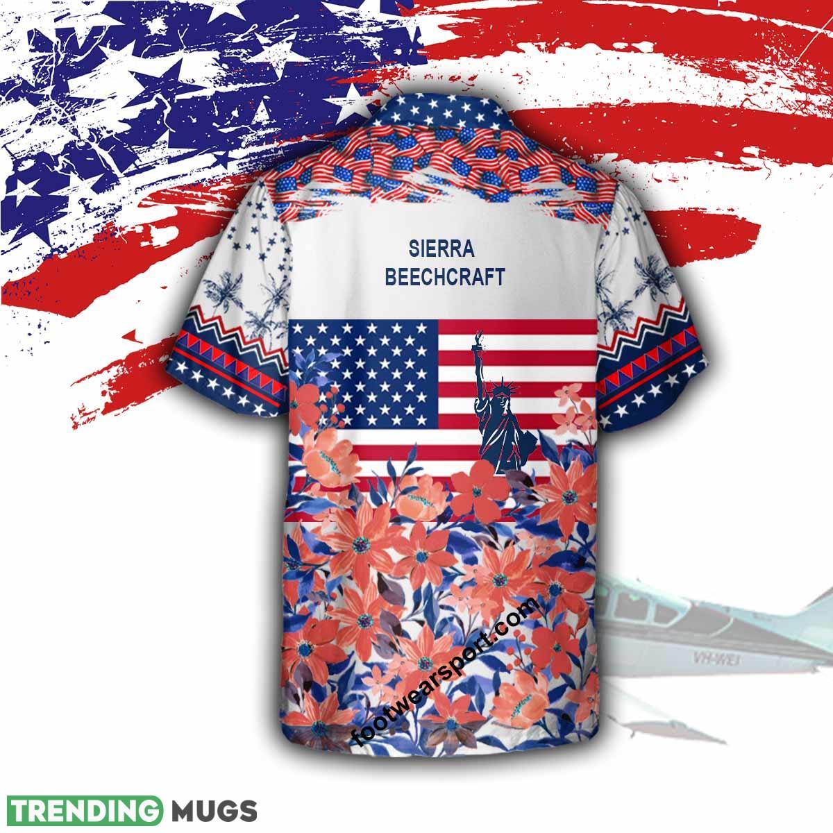 Beechcraft Sierra Liberty, US Capitol Aircraft Aloha Hawaiian Shirt For Veteran Hawaiian Shirt Beechcraft Sierra Liberty, US Capitol Aircraft Aloha Hawaiian Shirt For Veteran Hawaiian Shirt