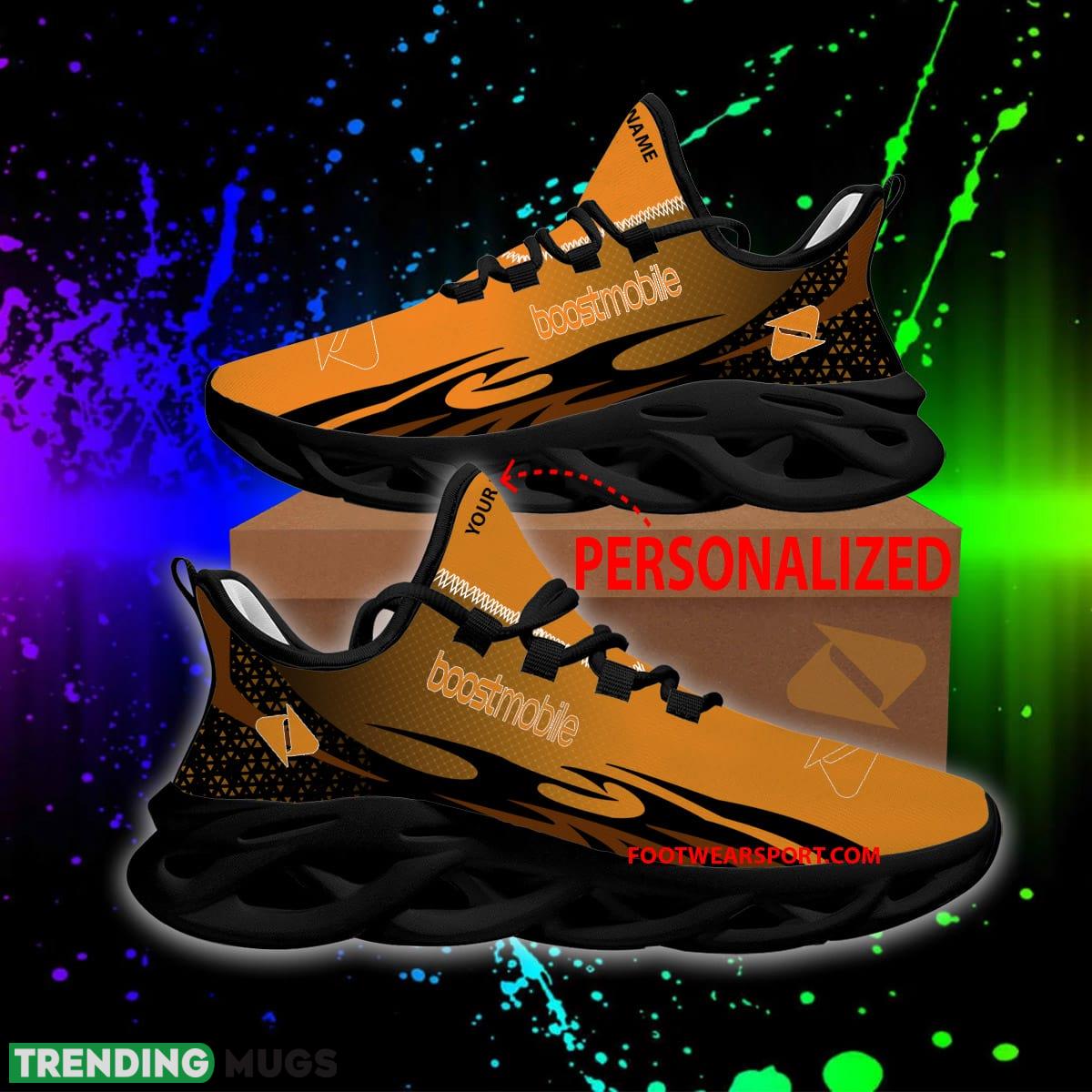 Boost Mobile Max Soul Shoes Pattern New Sport Sneaker Footwear Custom Name - Boost Mobile Max Soul Shoes Personlized Photo 1 Boost Mobile Max Soul Shoes Pattern New Sport Sneaker Footwear Custom Name - Boost Mobile Max Soul Shoes Personlized Photo 1