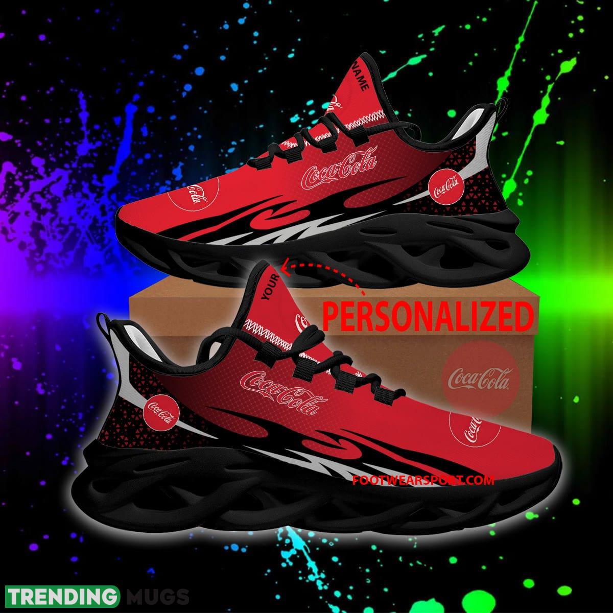 Coca Cola Max Soul Shoes Pattern New Sport Sneaker Graphic Custom Name - Coca Cola Max Soul Shoes Personlized Photo 1 Coca Cola Max Soul Shoes Pattern New Sport Sneaker Graphic Custom Name - Coca Cola Max Soul Shoes Personlized Photo 1