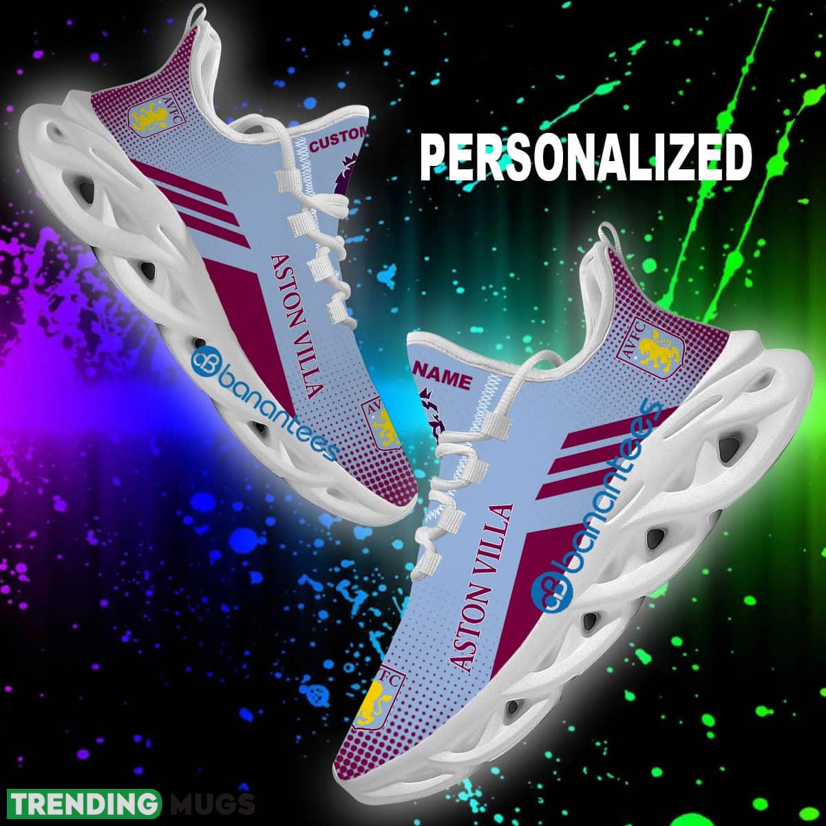 Custom Name EPL Aston Villa Style Chunky Sneaker New Design Gift Max Soul Shoes - EPL Aston Villa Max Soul Sneakers New Personalized Design 1 Custom Name EPL Aston Villa Style Chunky Sneaker New Design Gift Max Soul Shoes - EPL Aston Villa Max Soul Sneakers New Personalized Design 1