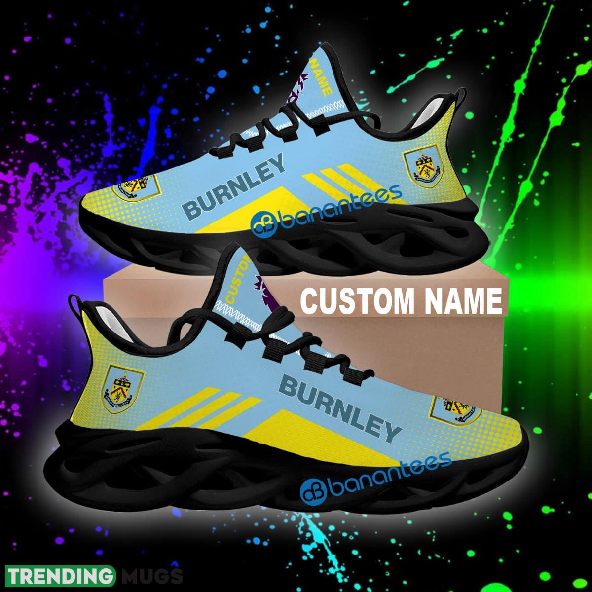 Custom Name EPL Burnley Design Chunky Sneaker New Design Gift Max Soul Shoes Max Soul Custom Name EPL Burnley Design Chunky Sneaker New Design Gift Max Soul Shoes Max Soul