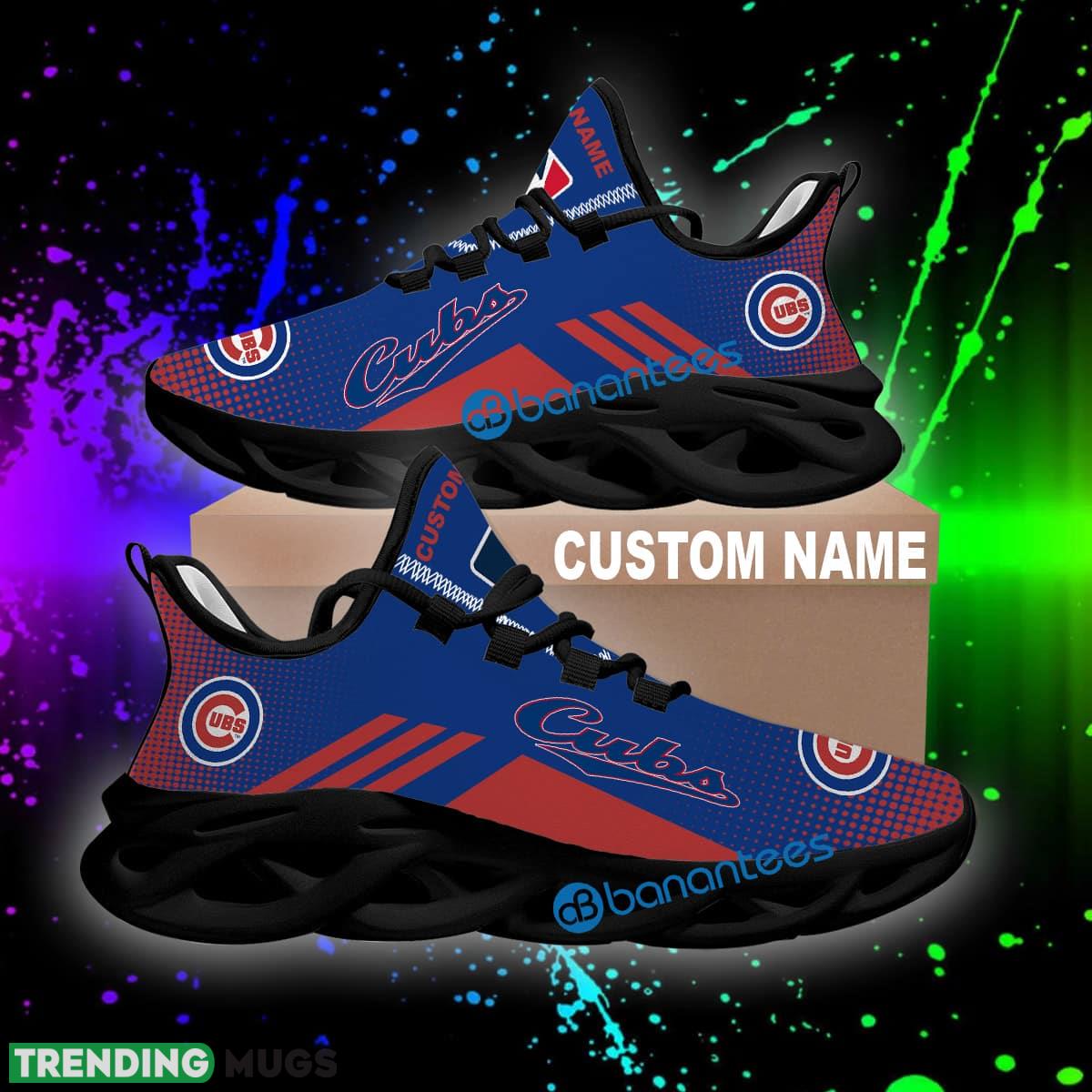 Custom Name MLB Chicago Cubs Curate Running Sneaker New Design Gift Max Soul Shoes Max Soul Custom Name MLB Chicago Cubs Curate Running Sneaker New Design Gift Max Soul Shoes Max Soul