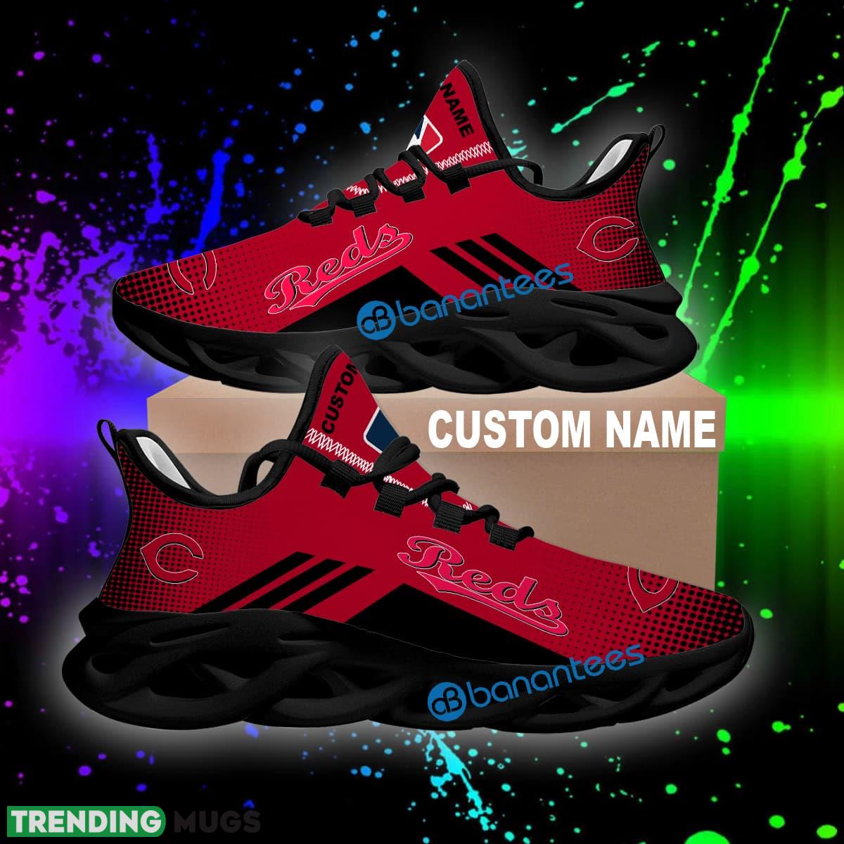 Custom Name MLB Cincinnati Reds Panache Chunky Sneaker New Design Gift Max Soul Shoes Max Soul Custom Name MLB Cincinnati Reds Panache Chunky Sneaker New Design Gift Max Soul Shoes Max Soul