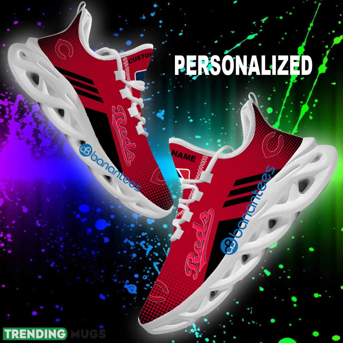 Custom Name MLB Cincinnati Reds Panache Chunky Sneaker New Design Gift Max Soul Shoes - MLB Cincinnati Reds Max Soul Sneakers New Personalized Design 1 Custom Name MLB Cincinnati Reds Panache Chunky Sneaker New Design Gift Max Soul Shoes - MLB Cincinnati Reds Max Soul Sneakers New Personalized Design 1