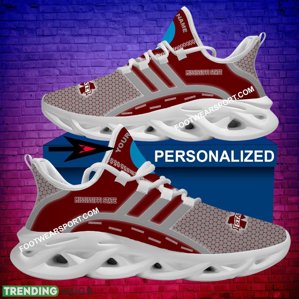 Custom Name NCAA Mississippi State Bulldogs Sport Sneaker Style For Men Women Fans Max Soul Shoes - NCAA Mississippi State Bulldogs Clunky Shoes New 2024 Personalized_1 Custom Name NCAA Mississippi State Bulldogs Sport Sneaker Style For Men Women Fans Max Soul Shoes - NCAA Mississippi State Bulldogs Clunky Shoes New 2024 Personalized_1