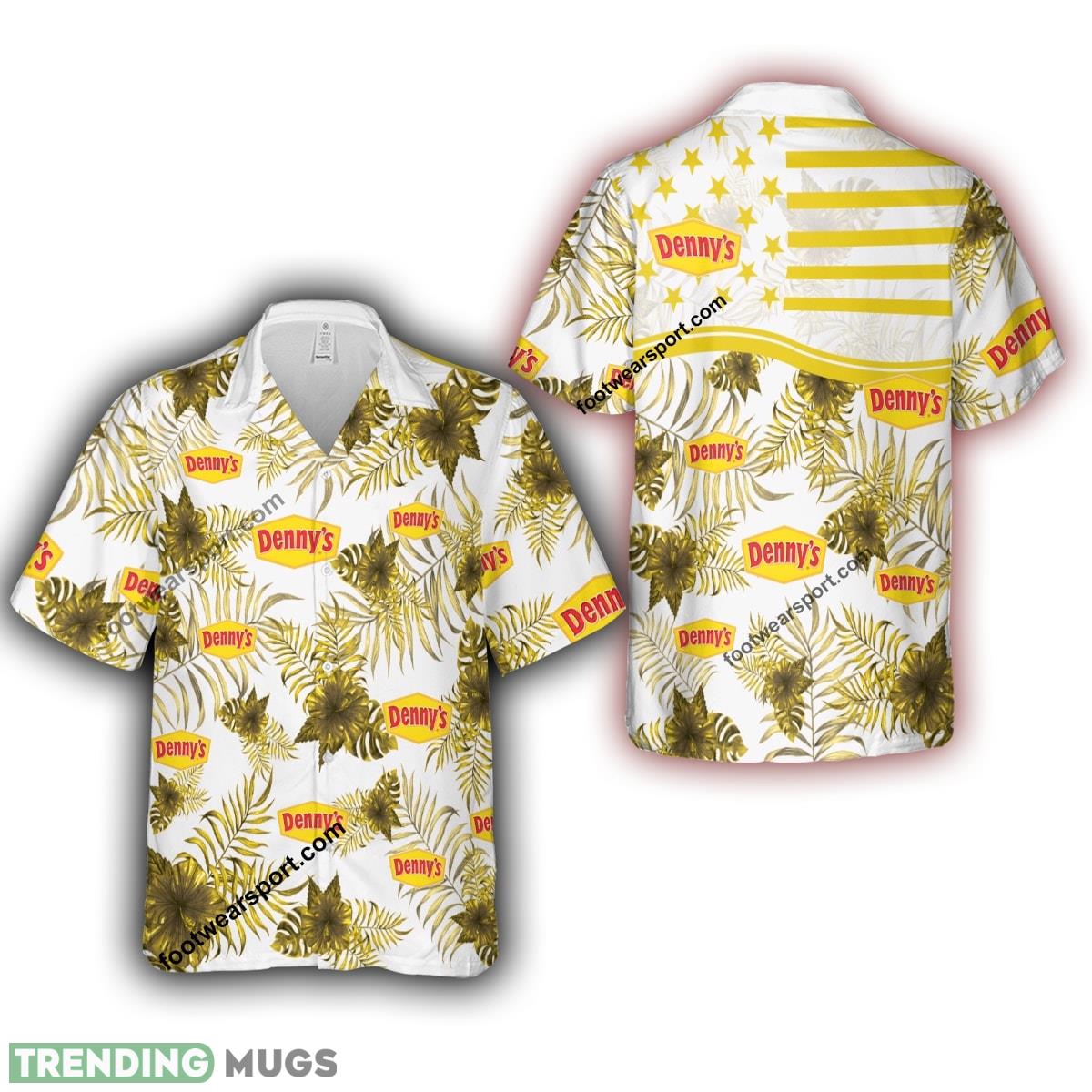 Denny's Brand Hawaiian Shirt Flag Men Women Hibiscus Flower For Men And Women - Denny's Brand Hawaiian Shirt Flag Men Women Hibiscus Flower For Men And Women