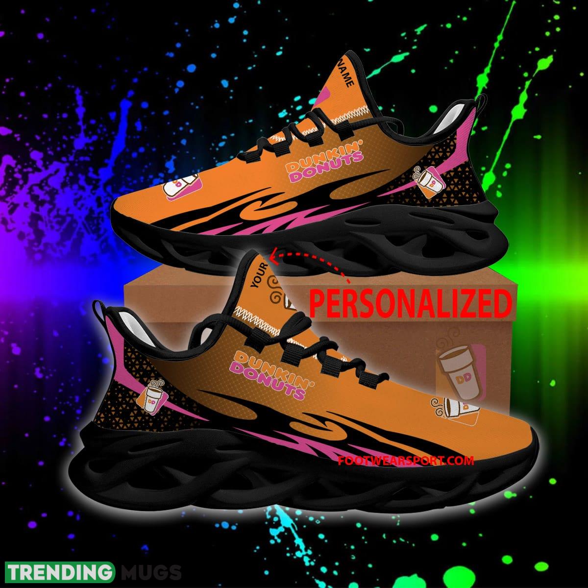 Dunkin’ Donuts Max Soul Shoes Pattern New Running Sneaker Motivate Custom Name - Dunkin’ Donuts Max Soul Shoes Personlized Photo 1 Dunkin’ Donuts Max Soul Shoes Pattern New Running Sneaker Motivate Custom Name - Dunkin’ Donuts Max Soul Shoes Personlized Photo 1