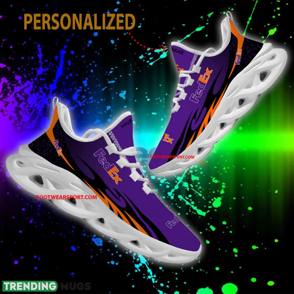 Fedex Max Soul Shoes Pattern New Running Sneaker Vibe Custom Name Max Soul Fedex Max Soul Shoes Pattern New Running Sneaker Vibe Custom Name Max Soul