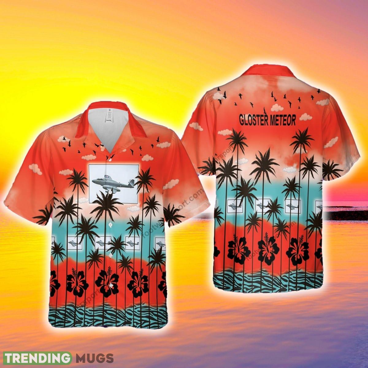 Gloster Meteor Aircraft Hawaiian Shirt Gift For Fans - Gloster Meteor Aircraft Hawaiian Shirt Gift For Fans Gloster Meteor Aircraft Hawaiian Shirt Gift For Fans - Gloster Meteor Aircraft Hawaiian Shirt Gift For Fans