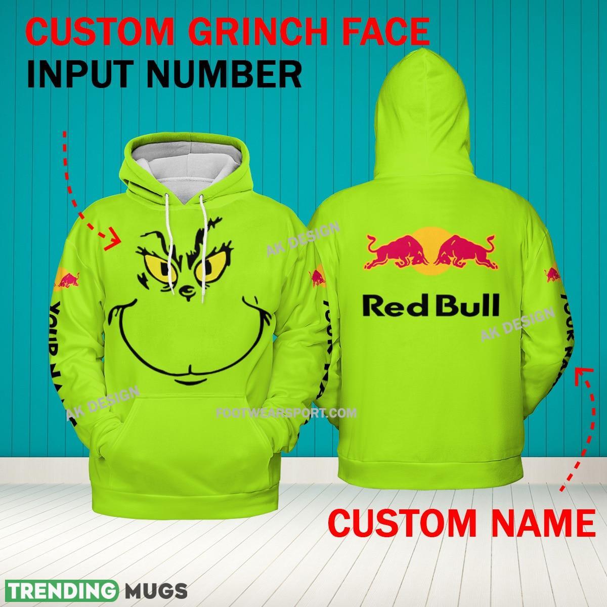 Grinch Face F1 Racing Oracle Red Bull Racing 3D Hoodie, Zip Hoodie, Sweater Green AOP Custom Number And Name - Grinch Face F1 Racing Oracle Red Bull Racing 3D Hoodie Grinch Face F1 Racing Oracle Red Bull Racing 3D Hoodie, Zip Hoodie, Sweater Green AOP Custom Number And Name - Grinch Face F1 Racing Oracle Red Bull Racing 3D Hoodie
