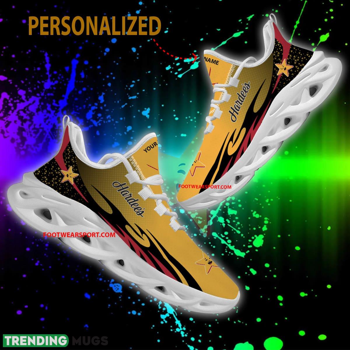 HARDEE'S Max Soul Shoes Pattern New Chunky Sneaker Influence Custom Name Max Soul HARDEE'S Max Soul Shoes Pattern New Chunky Sneaker Influence Custom Name Max Soul