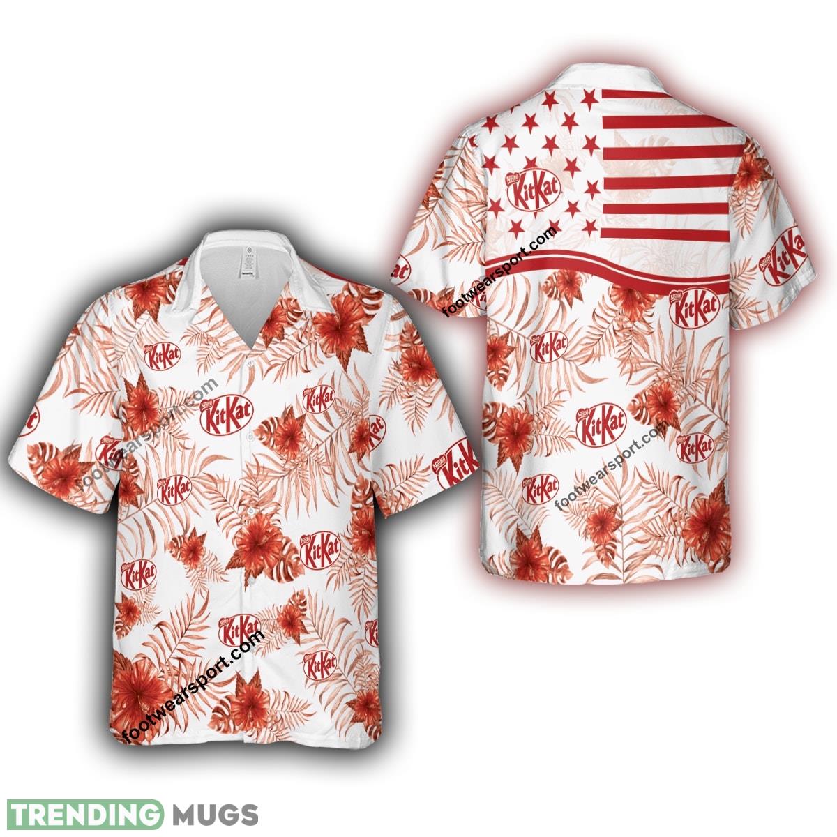 Kitkat Brand Hawaiian Shirt Flag Men Women Hibiscus Flower For Men And Women Product Photo 1 Kitkat Brand Hawaiian Shirt Flag Men Women Hibiscus Flower For Men And Women Product Photo 1