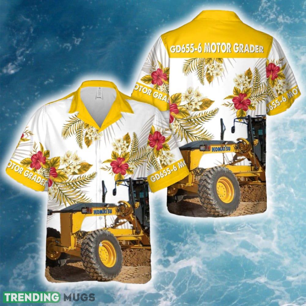 Komatsu GD6556 Motor Grader Hawaiian Shirt Summer Beach - Komatsu GD6556 Motor Grader Hawaiian Shirt Summer Beach Komatsu GD6556 Motor Grader Hawaiian Shirt Summer Beach - Komatsu GD6556 Motor Grader Hawaiian Shirt Summer Beach