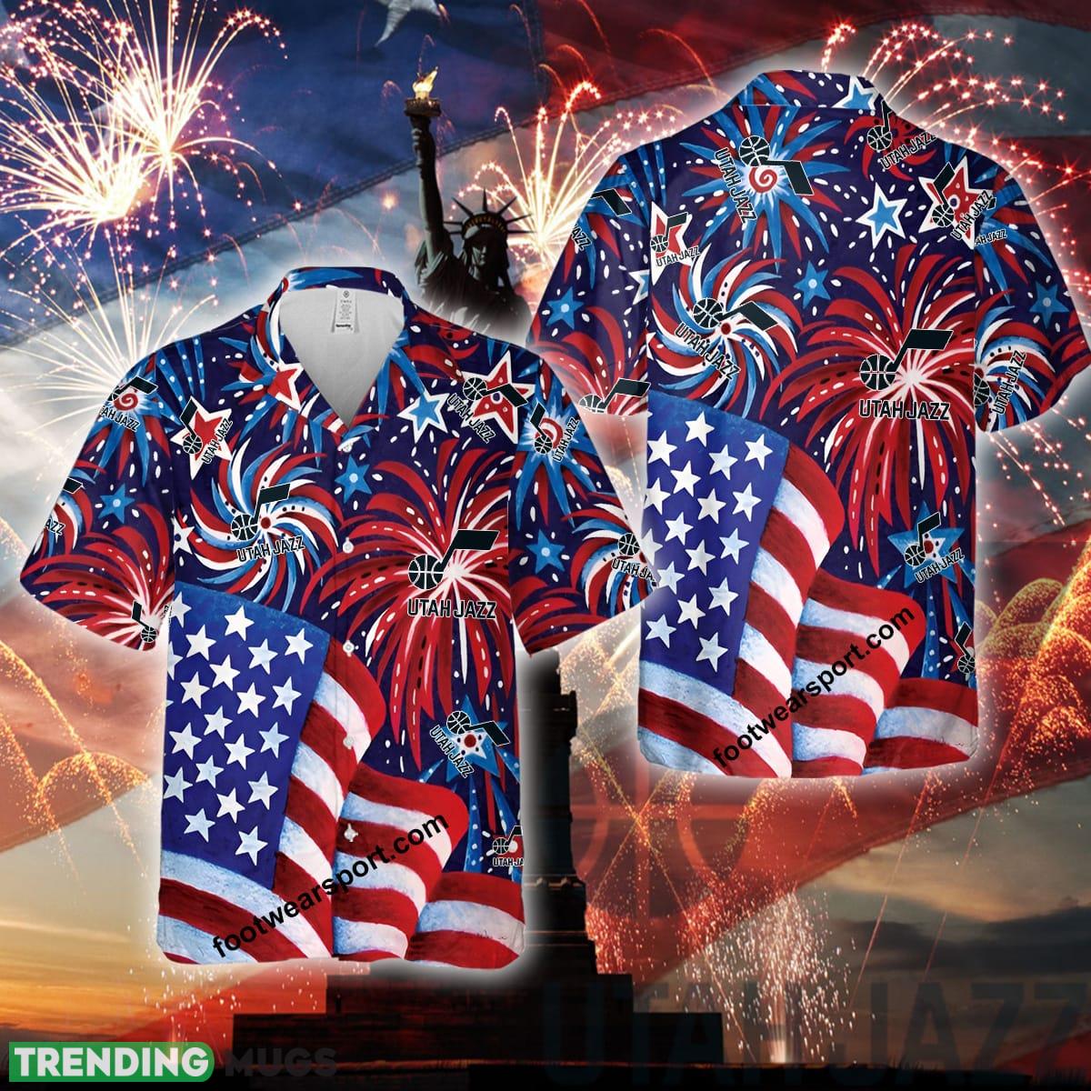Logo NBA Utah Jazz US Flag Pattern Firework Memory copy Men Women Hawaiian Shirt AOP Gift Independence Day - Logo NBA Utah Jazz US Flag Pattern Firework Memory Men Women Hawaiian Shirt AOP Gift Independence Day Logo NBA Utah Jazz US Flag Pattern Firework Memory copy Men Women Hawaiian Shirt AOP Gift Independence Day - Logo NBA Utah Jazz US Flag Pattern Firework Memory Men Women Hawaiian Shirt AOP Gift Independence Day