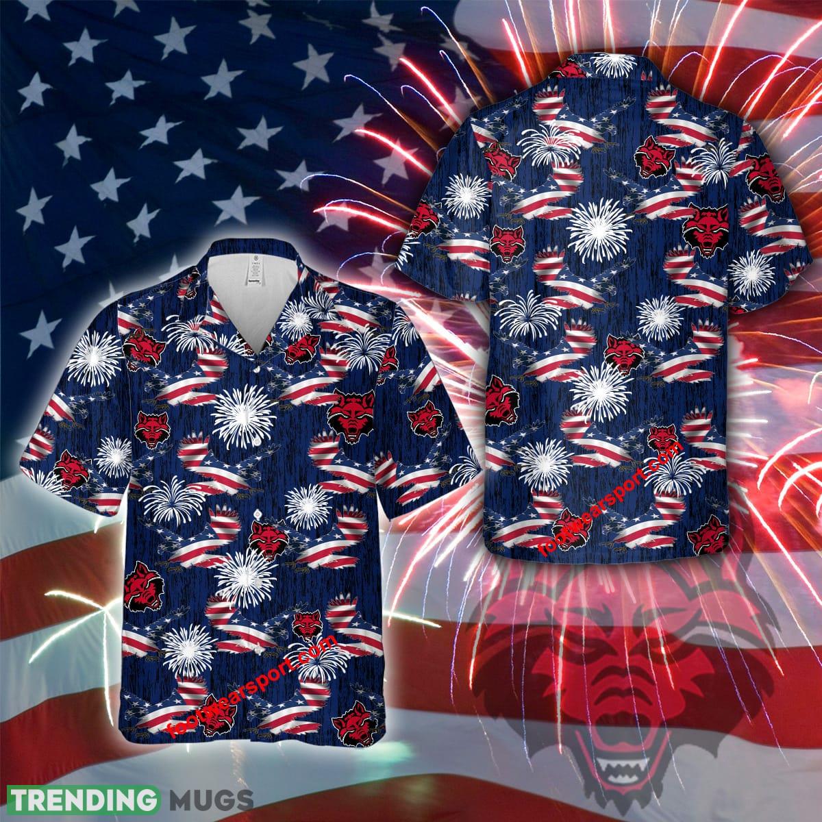 Logo NCAA Arkansas State Red Wolves Memory Eagle Pattern copy Fans Hawaiian Shirt Gift Independence Day - Logo NCAA Arkansas State Red Wolves Memory Eagle Pattern Fans Hawaiian Shirt Gift Independence Day Logo NCAA Arkansas State Red Wolves Memory Eagle Pattern copy Fans Hawaiian Shirt Gift Independence Day - Logo NCAA Arkansas State Red Wolves Memory Eagle Pattern Fans Hawaiian Shirt Gift Independence Day
