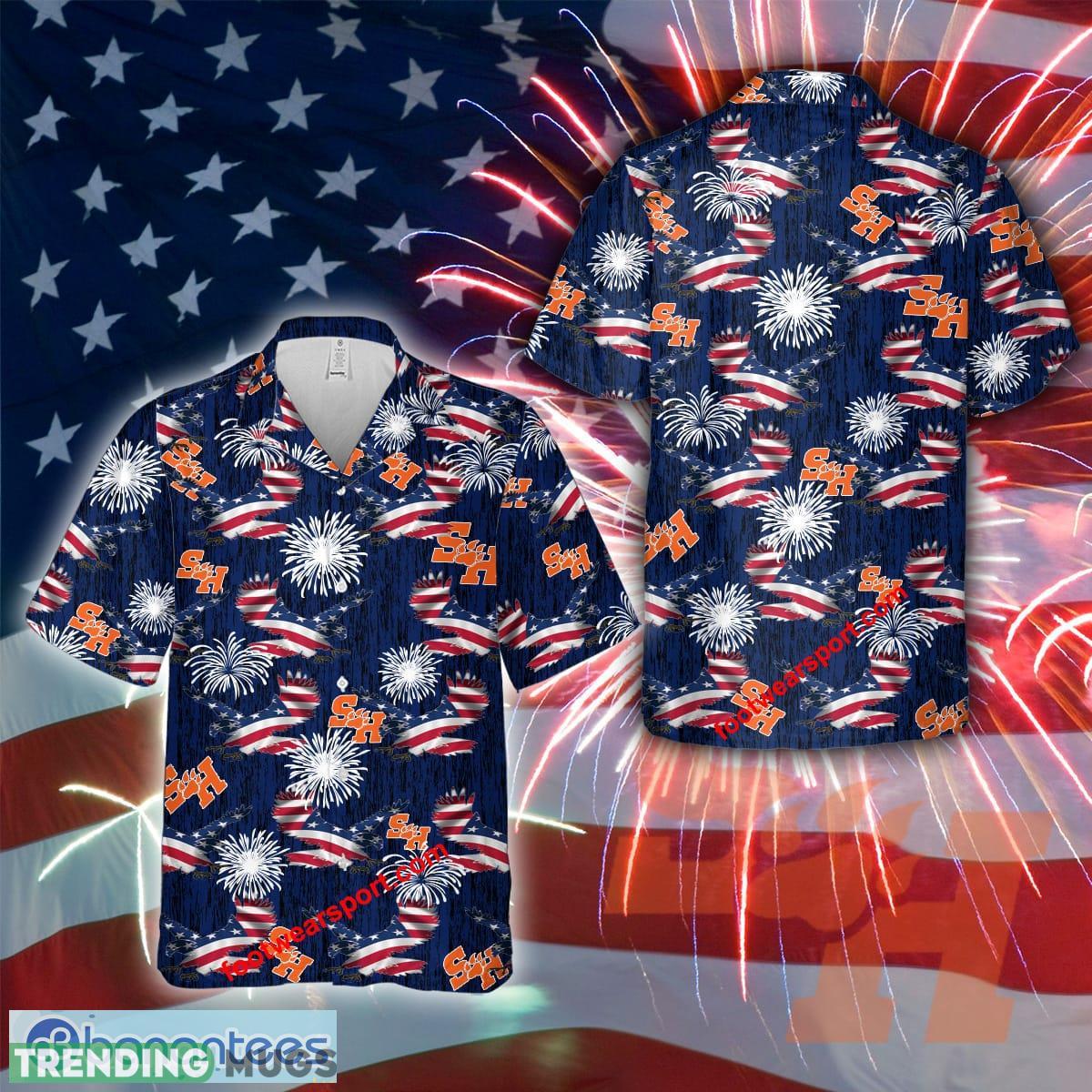 Logo NCAA Sam Houston Bearkats Memory Eagle Pattern Beach Hawaiian Shirt Gift Independence Day - Logo NCAA Sam Houston Bearkats Memory Eagle Pattern Beach Hawaiian Shirt Gift Independence Day Logo NCAA Sam Houston Bearkats Memory Eagle Pattern Beach Hawaiian Shirt Gift Independence Day - Logo NCAA Sam Houston Bearkats Memory Eagle Pattern Beach Hawaiian Shirt Gift Independence Day