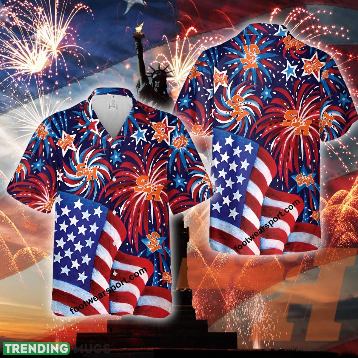 Logo NCAA Sam Houston Bearkats US Flag Pattern Firework Memory copy Fans Hawaiian Shirt Gift Independence Day - Logo NCAA Sam Houston Bearkats US Flag Pattern Firework Memory Fans Hawaiian Shirt Gift Independence Day Logo NCAA Sam Houston Bearkats US Flag Pattern Firework Memory copy Fans Hawaiian Shirt Gift Independence Day - Logo NCAA Sam Houston Bearkats US Flag Pattern Firework Memory Fans Hawaiian Shirt Gift Independence Day