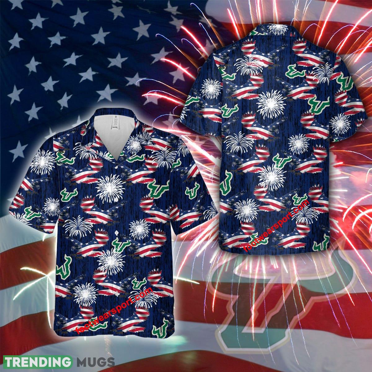 Logo NCAA South Florida Bulls Memory Eagle Pattern Fans Hawaiian Shirt AOP Gift Independence Day - Logo NCAA South Florida Bulls Memory Eagle Pattern Fans Hawaiian Shirt AOP Gift Independence Day Logo NCAA South Florida Bulls Memory Eagle Pattern Fans Hawaiian Shirt AOP Gift Independence Day - Logo NCAA South Florida Bulls Memory Eagle Pattern Fans Hawaiian Shirt AOP Gift Independence Day