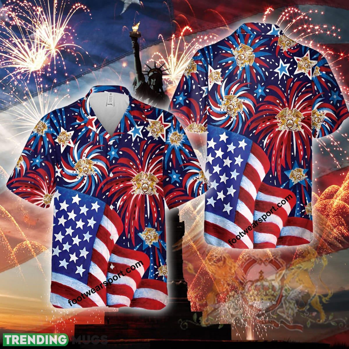 Logo Queen Band US Flag Pattern Firework Memory Beach AOP Hawaiian Shirt Gift Independence Day - Logo Queen Band US Flag Pattern Firework Memory Beach AOP Hawaiian Shirt Gift Independence Day Logo Queen Band US Flag Pattern Firework Memory Beach AOP Hawaiian Shirt Gift Independence Day - Logo Queen Band US Flag Pattern Firework Memory Beach AOP Hawaiian Shirt Gift Independence Day