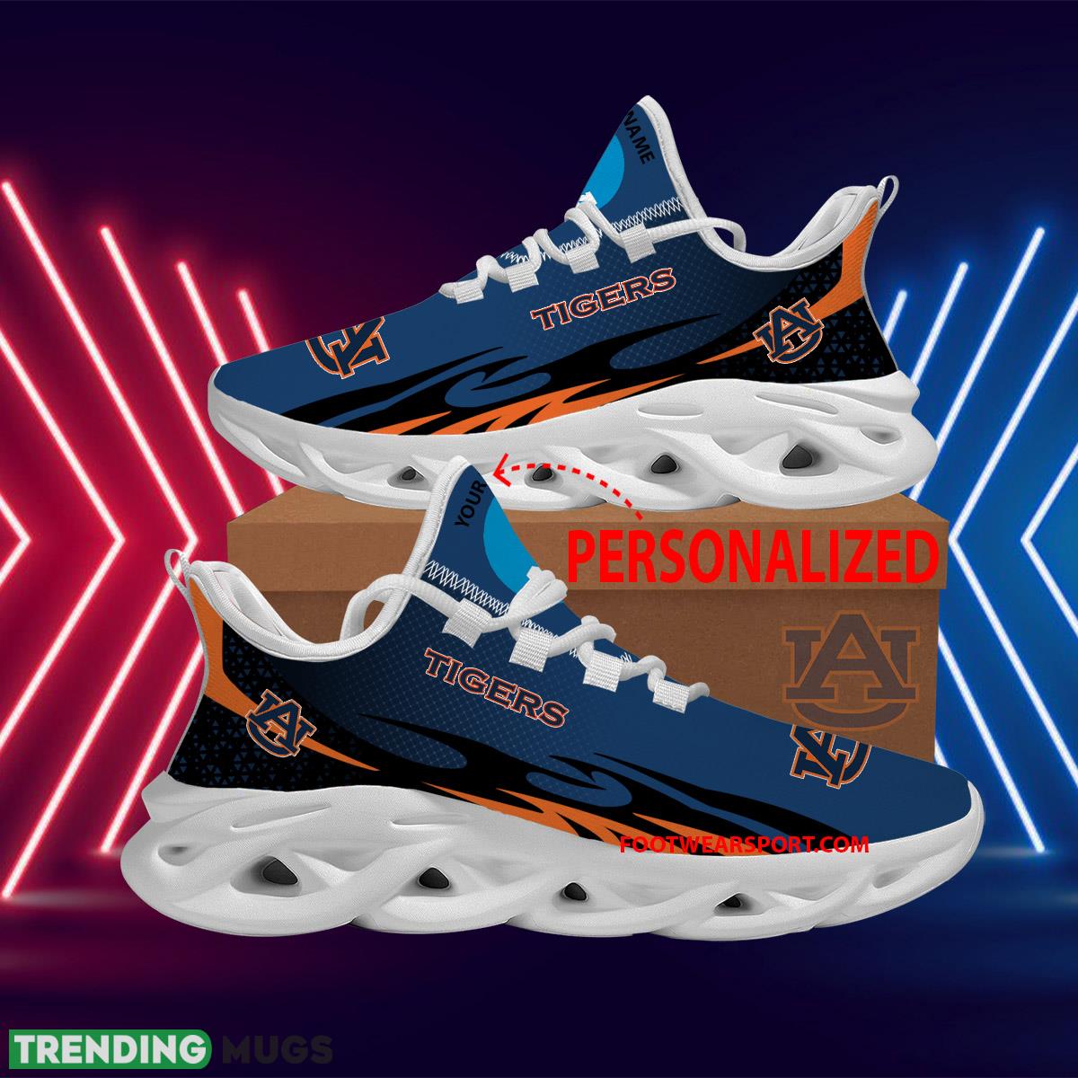 Personalized NCAA Auburn Tigers Max Soul Shoes New Design Icon Sport Sneaker - NCAA Auburn Tigers Max Soul Shoes Personalized Photo 1 Personalized NCAA Auburn Tigers Max Soul Shoes New Design Icon Sport Sneaker - NCAA Auburn Tigers Max Soul Shoes Personalized Photo 1