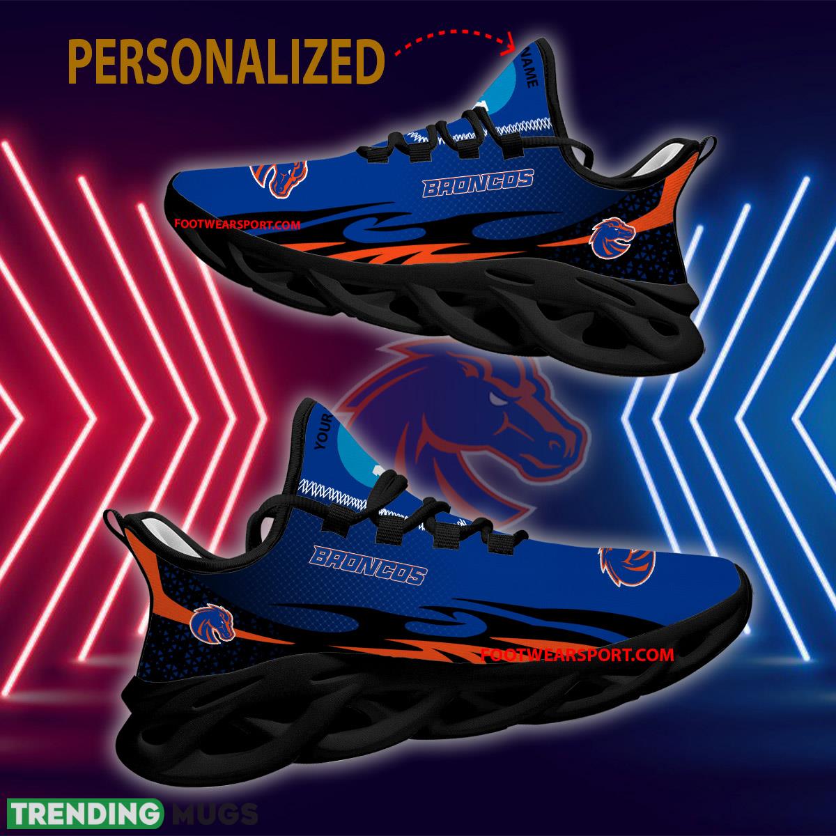 Personalized NCAA Boise State Broncos Max Soul Shoes New Design Unveil Sport Sneaker Max Soul Personalized NCAA Boise State Broncos Max Soul Shoes New Design Unveil Sport Sneaker Max Soul