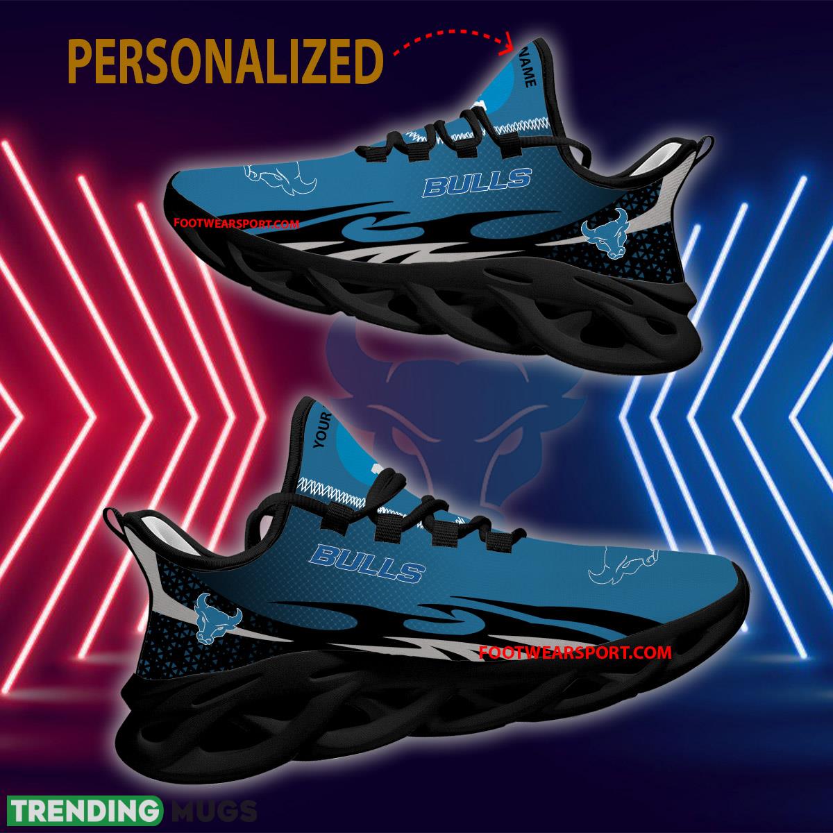 Personalized NCAA Buffalo Bulls Max Soul Shoes New Design Panache Sport Sneaker Max Soul Personalized NCAA Buffalo Bulls Max Soul Shoes New Design Panache Sport Sneaker Max Soul